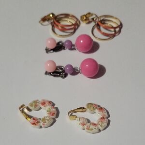 Clip on  Earrings~ Dainty and Femimine